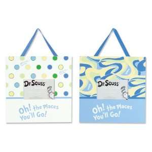  Dr. Seuss Blue Oh The Places Youll Go Frame Set