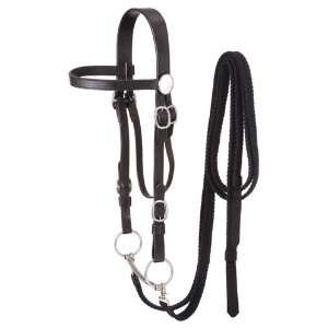  Draft Horse Bridle with Split Reins and Bit Sports 