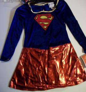   deluxe supergirl halloween costume includes dress cape belt boot