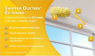  Swiffer 360 Dusters Extender Kit, 3 Unscented Dusters With 
