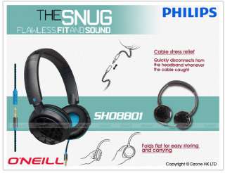   SHO8801 Snug On Ear Headband Headphones with Mic Volume Control  