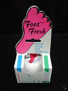 FOOT FRESH deodorant cream stinky smelly feet NO ODOR  