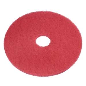 13 Red Buffing floor scrubber Pads floor buffer pads   5 Per Case 