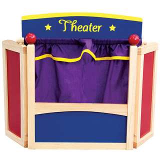 Center Stage Tabletop Puppet Theater By Guidecraft  Affordable Gift 