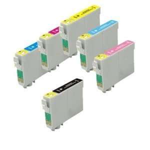  6 Pack Epson Ink Cartridges for Epson Stylus Photo 1400 