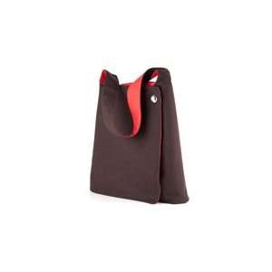  New A Line Tote For Ipad Netbook And Ereaders Brown Red 