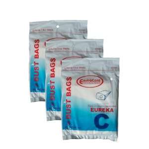  3 Eureka C Allergy Mighty Might canister Vacuum Bags 