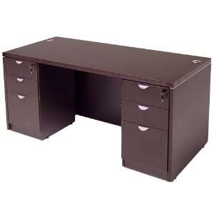  Rectangular Executive Desk w/6 Drawers Furniture & Decor
