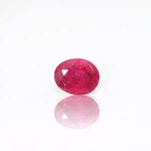  Oval Ruby Facet 0.81 ct Gemstone Jewelry