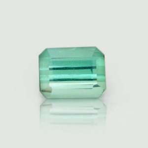   Blue Tourmaline Facet Emerald Cut 2.73 ct Natural Gemstone Jewelry