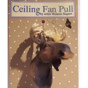  Moose Elk Lodge Ceiling Fan Pull Decor 