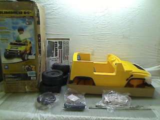 National Products 6V Yellow Hummer H2 Battery Operated Ride on  