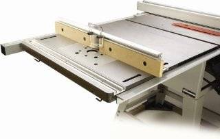   Router Table Extension for a Table Saw Includes Fence and Insert Plate
