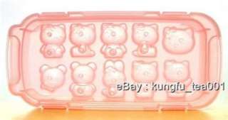   Hello Kitty & Bear Rabbit 3D Ice Cube Jelly Chocolate Mold Tray  