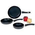 Chefs Secret 3pc Aluminum Frypan Set KTALFP32 Non Stick Coating NEW 