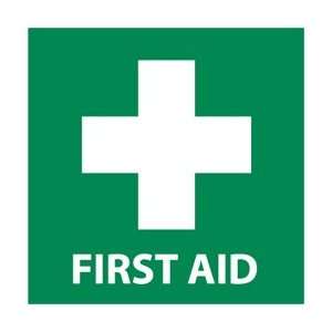 S53R   First Aid, 7 X 7, .050 Rigid Plastic  Industrial 