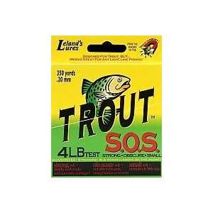  Leland Fishing Lures Trout S.O.S. Line 4lb 350yd