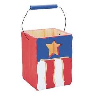  S&S Worldwide Us Flag Box with Star Cutout Toys & Games