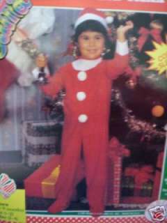 Santa Elf Costume Pjs Dress up Christmas 3 6 months NWT  