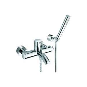   Torre Single Lever External Bath Mixer with Hand Shower 12020 BN WENGE