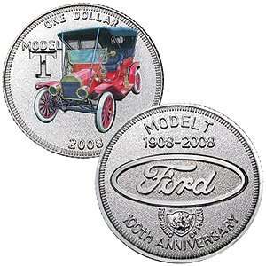  Officially Licensed Ford Model T Coin 100th Anniv. Sports 