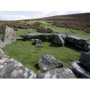  Hut Foundations, Grimspound Enclosure, Dartmoor, Devon 