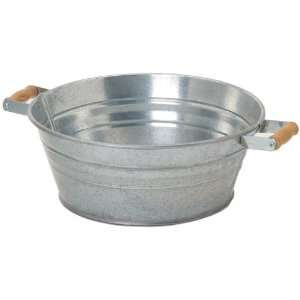   5in. Galvanized Tub With Handles 6082   Pack of 12