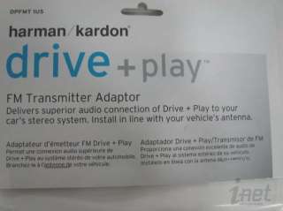 Harman Kardon DPFMT1US Drive+Play FM Transmitter NIP  