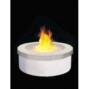   Fyre Pit Set with Fire Glass   Natural Gas in Patio, Lawn & Garden