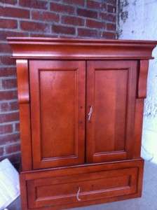 Foremost Naples 26 1/2 in. Wall Cabinet in Warm Cinnamon Damaged Local 