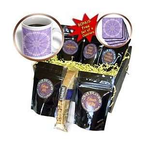    Lavender Light Affect Kaleidoscope Pattern   Coffee Gift Baskets 