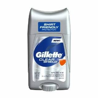 Gillette Clear Shield Deodorant, Arctic Ice, 2.6 Ounce Stick (Pack Of 