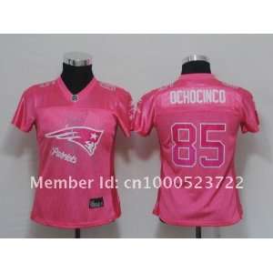   #85 chad ochocinco pink women jersey brand football jersey sport