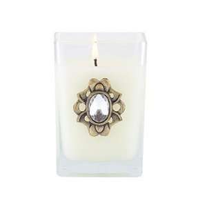   Smell of Spring Medium Glass Cube Candle by Aromatique