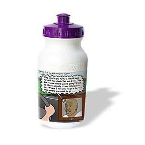   Cartoons   The Famous T.O. Go GPS Navigation System   Water Bottles