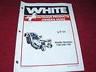 oliver white tractor lt 11 lawn tractor operator s manual