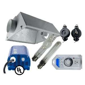 com Grow Light Kit, 6 Air Cooled Reflector (21 x 23), 600w MH Bulb 