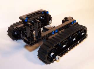 LEGO TECHNIC TANK TRACK TREADS STARTER KIT, MINDSTORMS WHEELS, BLACK 
