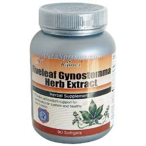  Fiveleaf Gynostemma Herb Extract, 90 Softgels, Right 