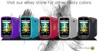 Pink TPU Hard GEL Skin Case T mobile LG Optimus T P509  