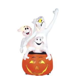  Gemmy Imports 25676 Airblown 3 Ghosts with Pumpkn 8(pack 