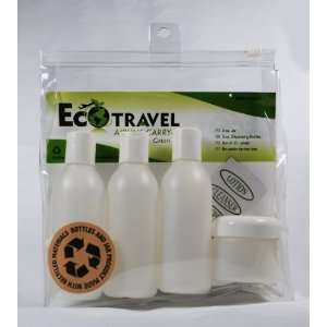  Eco Travel TSA Airline Plastic Bottle Carry On Kit