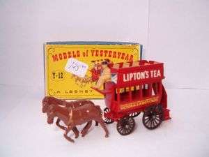 Matchbox Y 12 Horse Bus Yesteryear Diecast Metal Model  