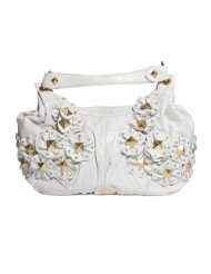 Isabella Fiore Star Studded Angie Hobo, Color Off White