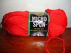 Lion Brand Yarn Micro Spun Acrylic NEW 1