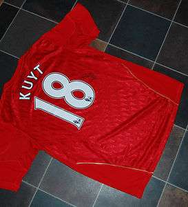 DIRK KUYT Signed #18 LIVERPOOL FC Shirt   AUTHENTIC REAL  