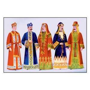 Odd Fellows Interchangeable Headdresses and Robes 12x18 Giclee on 