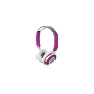  EarPollution Nerve Pipe Headphones   Flowers Violet/Chrome 