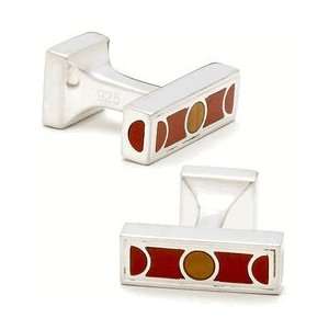  Deco Multi Stone Cufflinks Jewelry