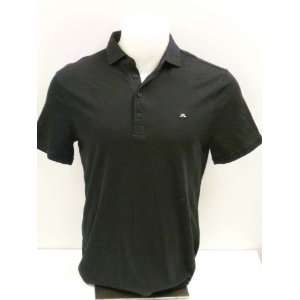  New J.Lindeberg Mens Short Sleeve Golf Shirt ColorBlack 